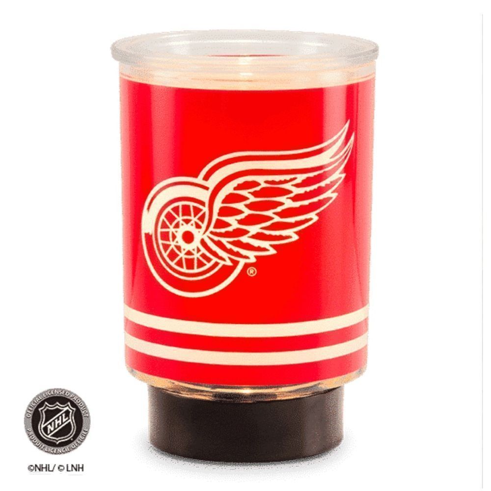 NIB DETROIT RED WINGS SCENTSY WARMER WITH WAX